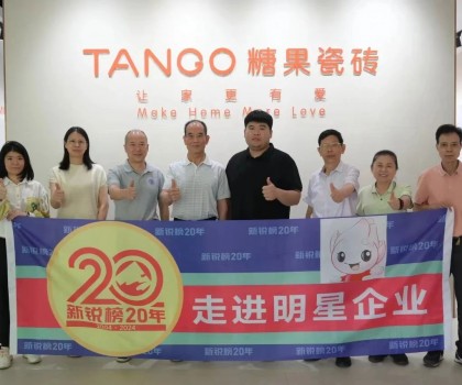 糖果瓷砖荣获第20届新锐榜“优秀质感美学产品”，实力见证！